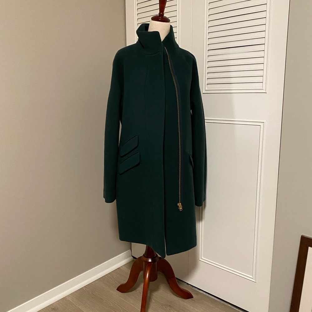 J. Crew Cocoon Coat in Italian Stadium-cloth Wool